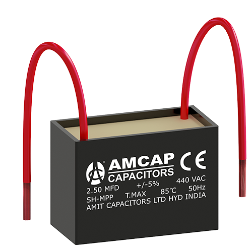 Box type Fan Capacitor, Square type fan capacitor, paper capacitor